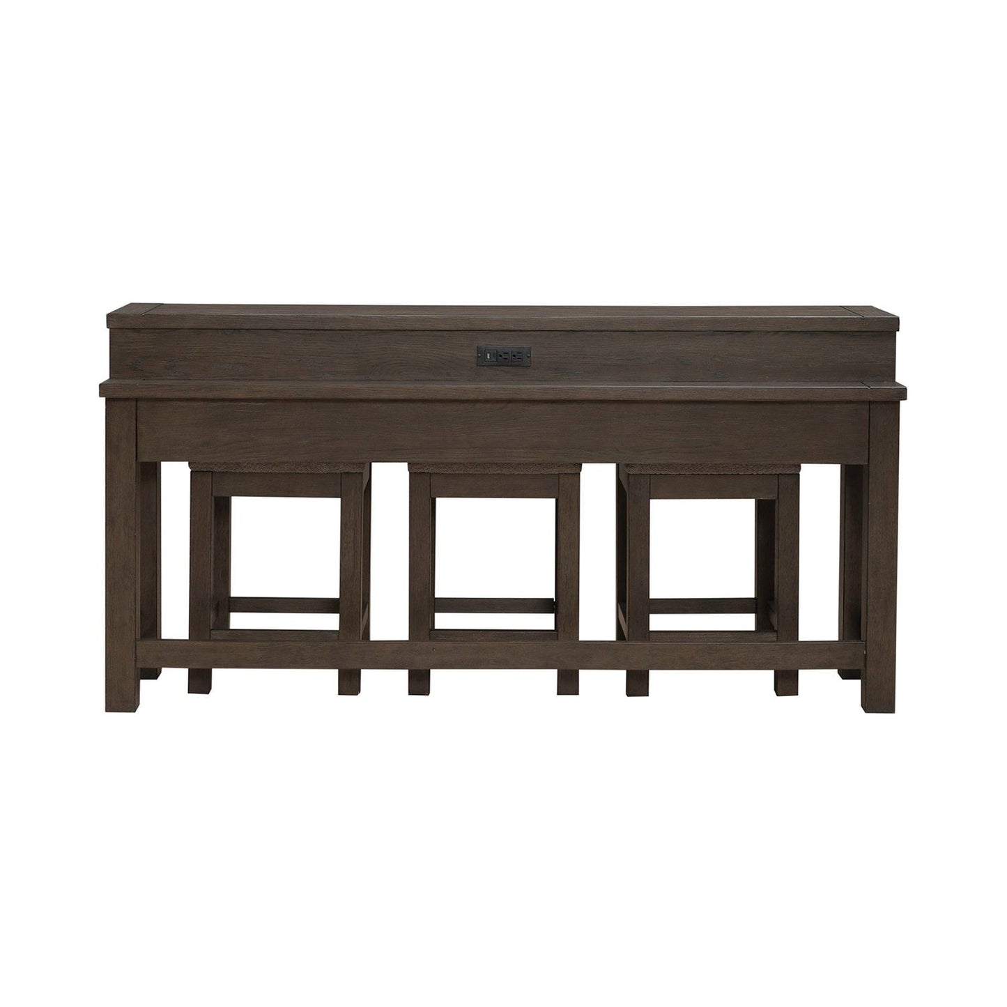 Cascade Falls - 4 Piece Set - Satin Espresso - Hornell Furniture Outlet