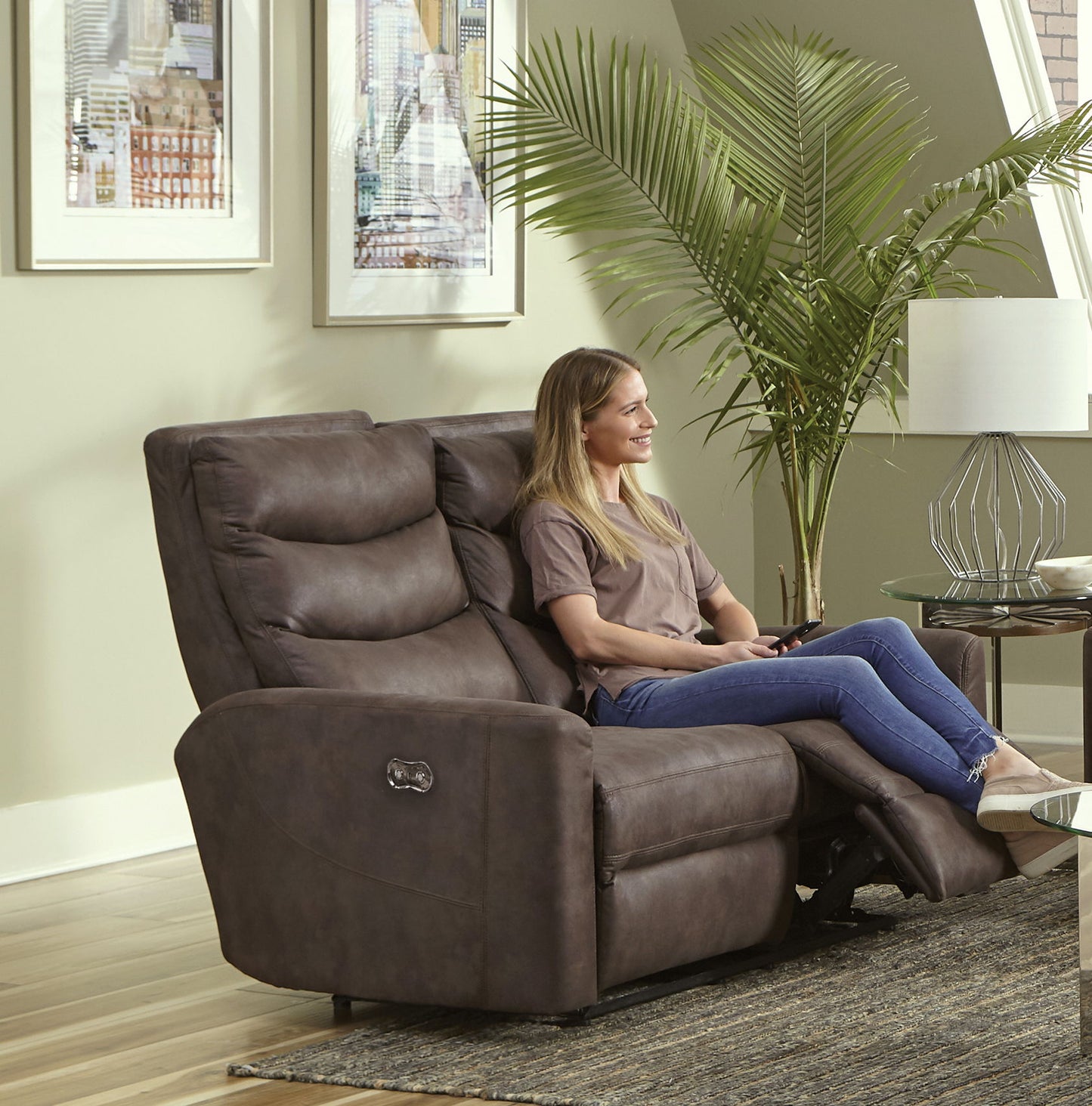 Gill - Reclining Loveseat - Hornell Furniture Outlet