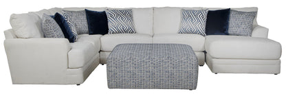 Polaris - Sectional With Comfort Coil Seating, 9 Included Accent Pillows And Included Cocktail Ottoman - Hornell Furniture Outlet