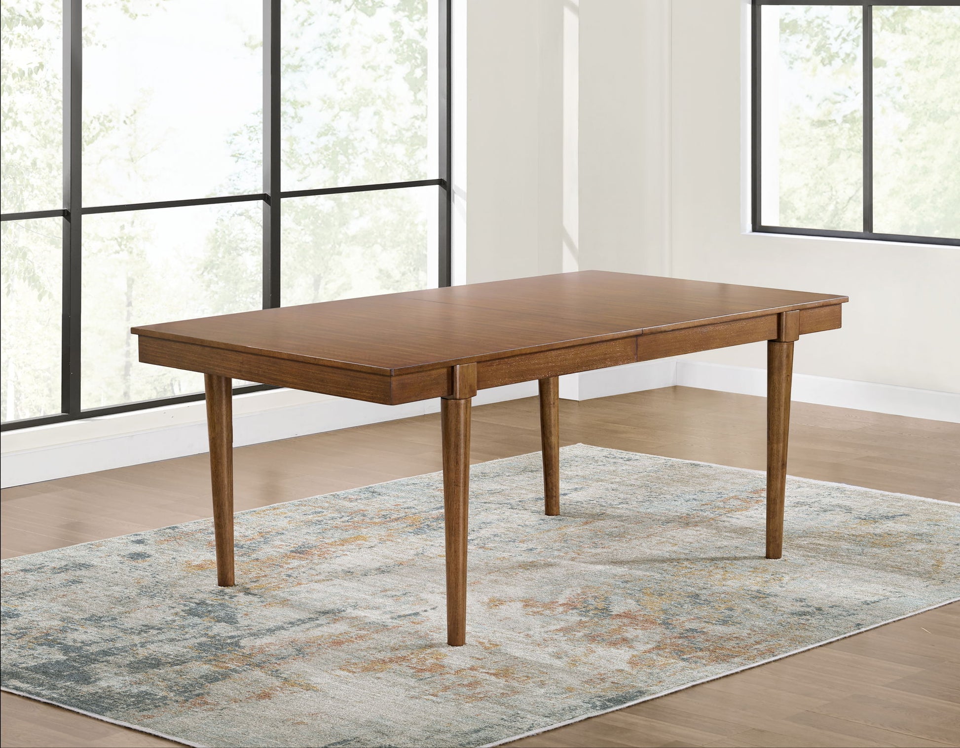 Lyncott - Brown - Rectangular Dining Room Extension Table - Hornell Furniture Outlet