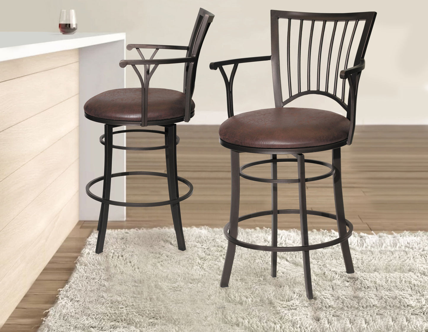 Bayview - Swivel Stool - Hornell Furniture Outlet