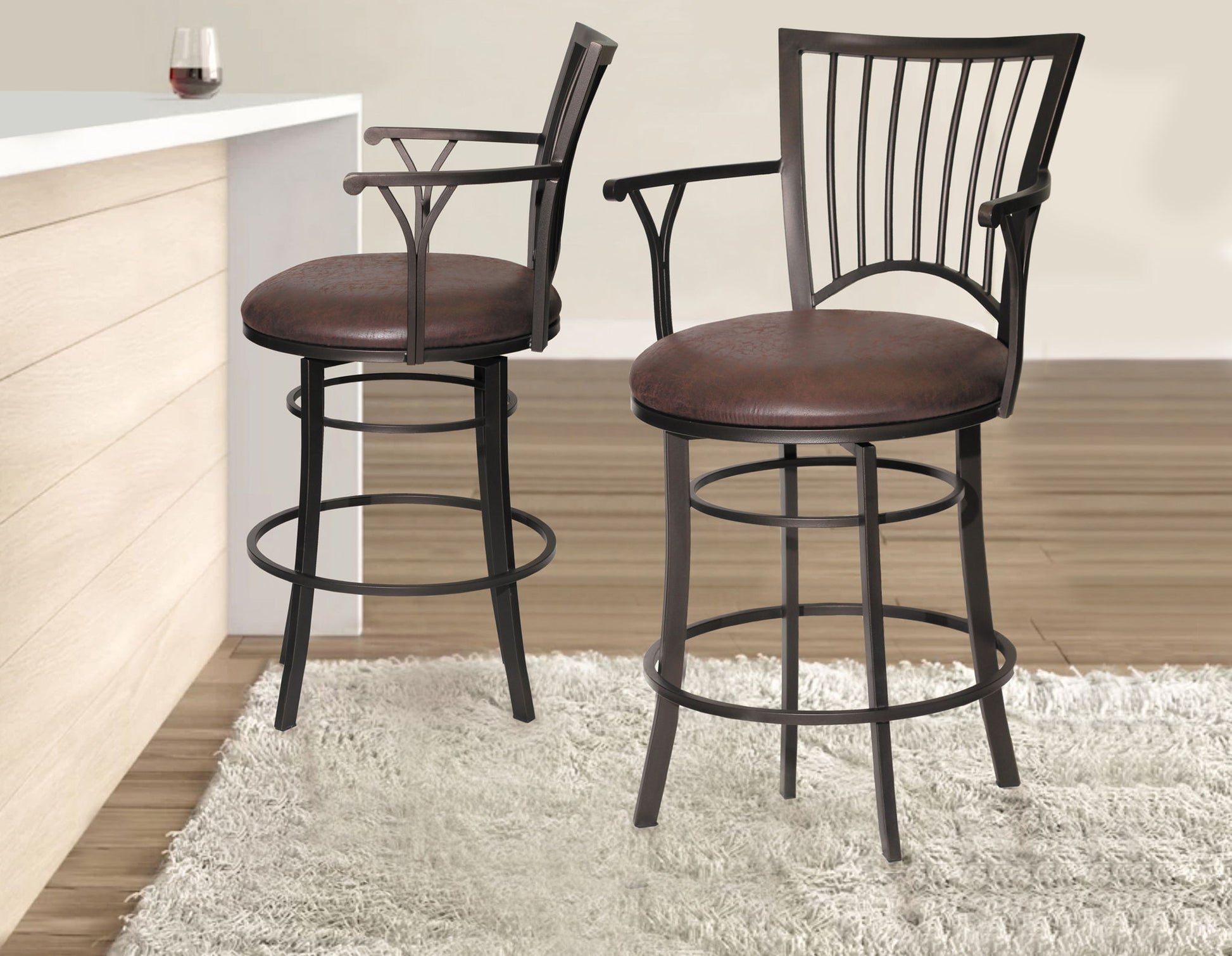 Bayview - Swivel Stool - Hornell Furniture Outlet