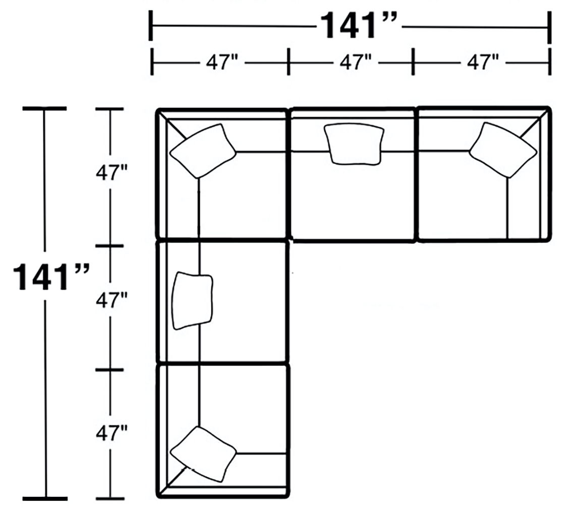Posh - Modular Sectional - Hornell Furniture Outlet