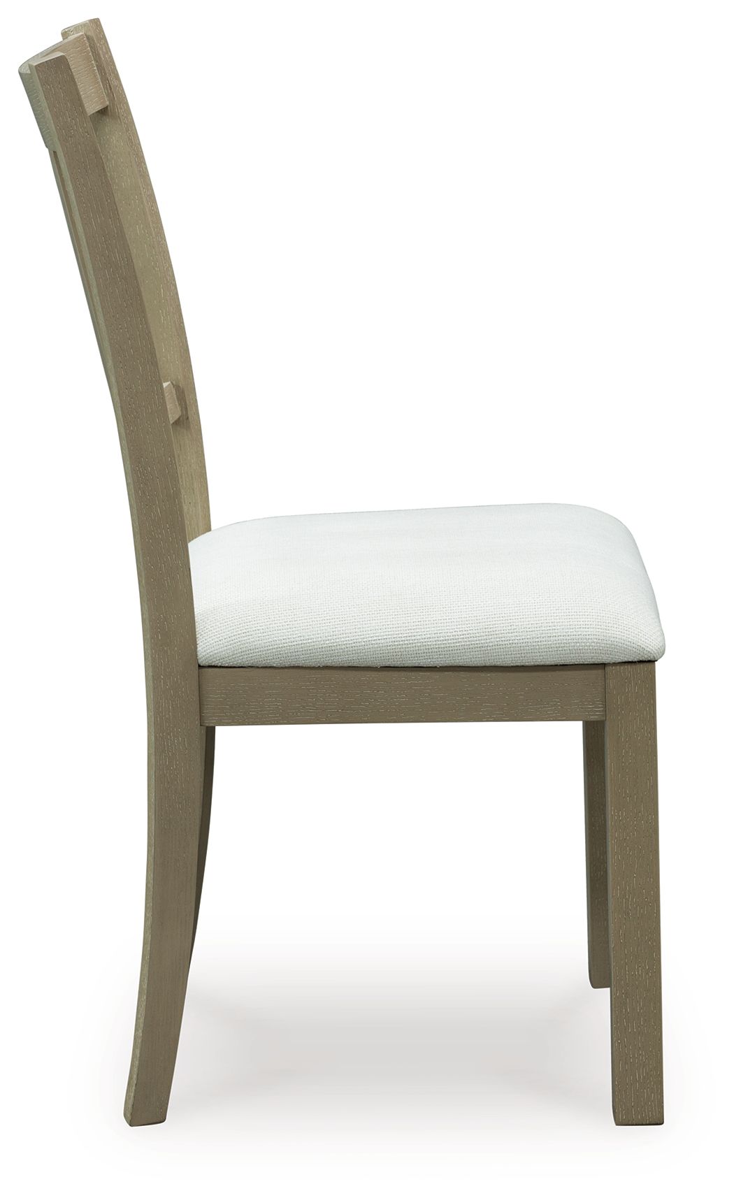 Calmoro - Dining Upholstered Side Chair (Set of 2) - Off White / Gray