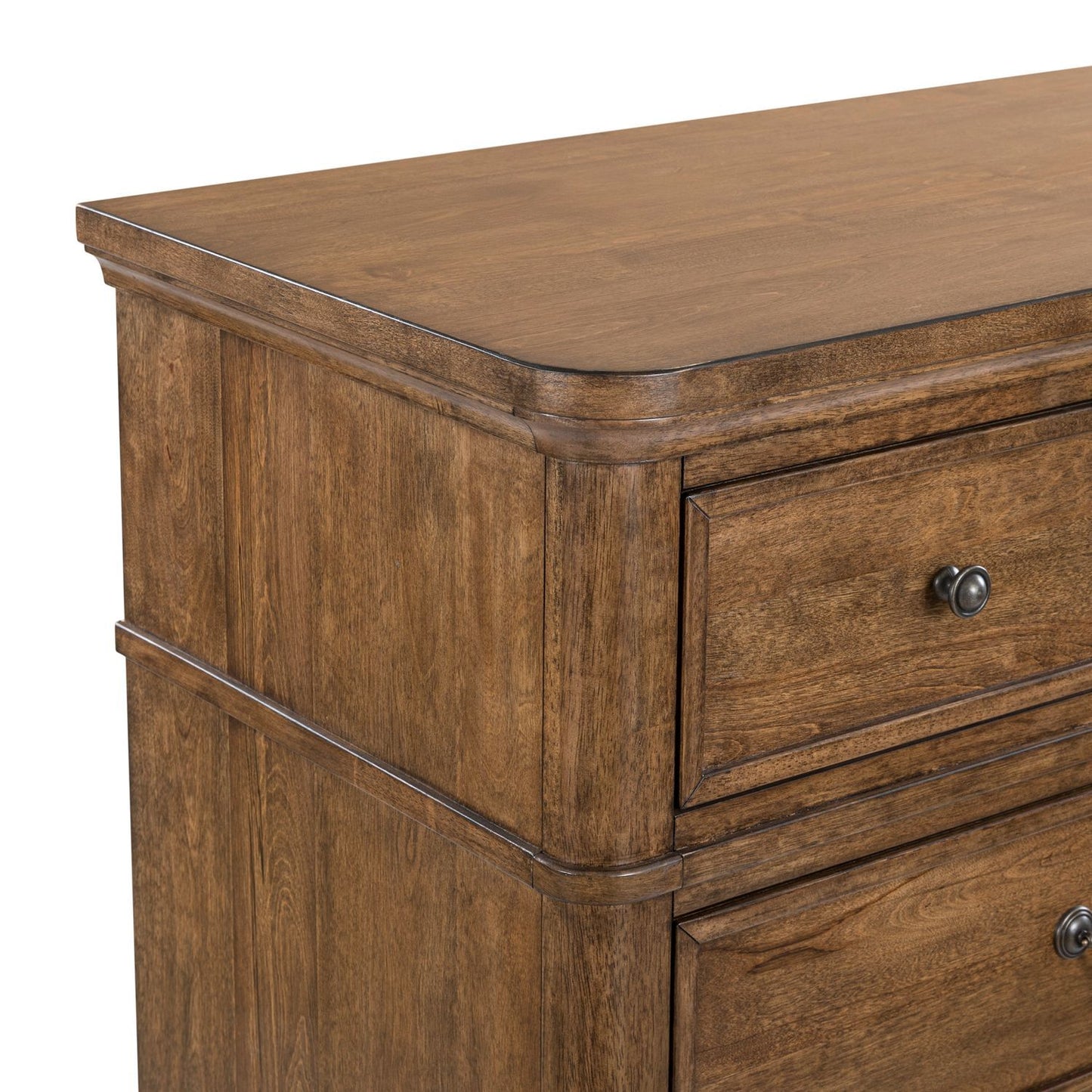 Harrison Heights - 5 Drawer Chest - Sienna - Hornell Furniture Outlet