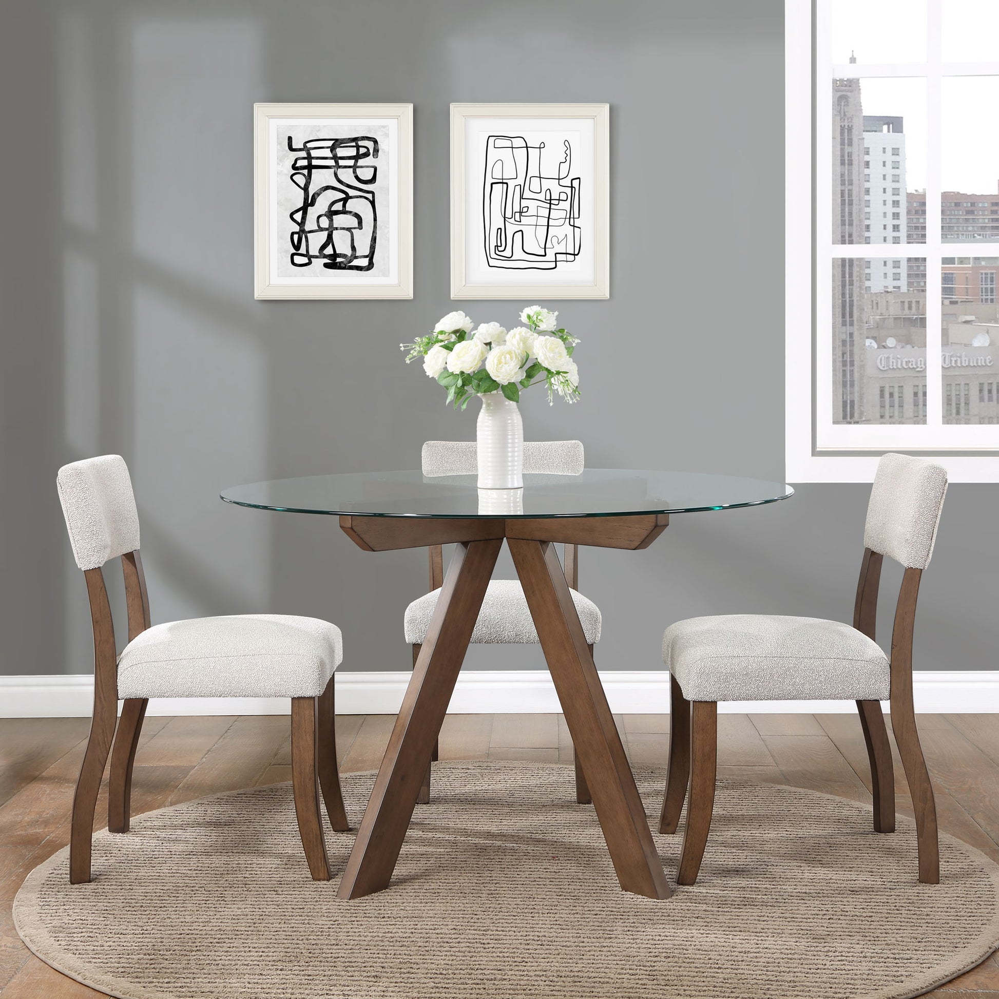 Wade - Side Chair (Set of 2) - White - Hornell Furniture Outlet