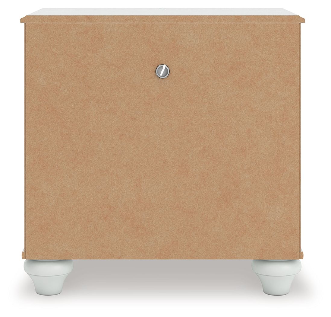 Kozlani - One Drawer Night Stand - White - Hornell Furniture Outlet