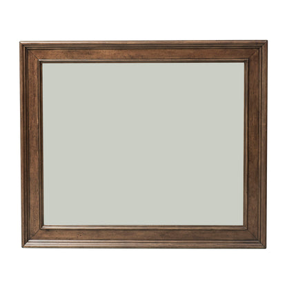 Rustic Traditions - Dresser & Mirror - Dark Brown - Hornell Furniture Outlet