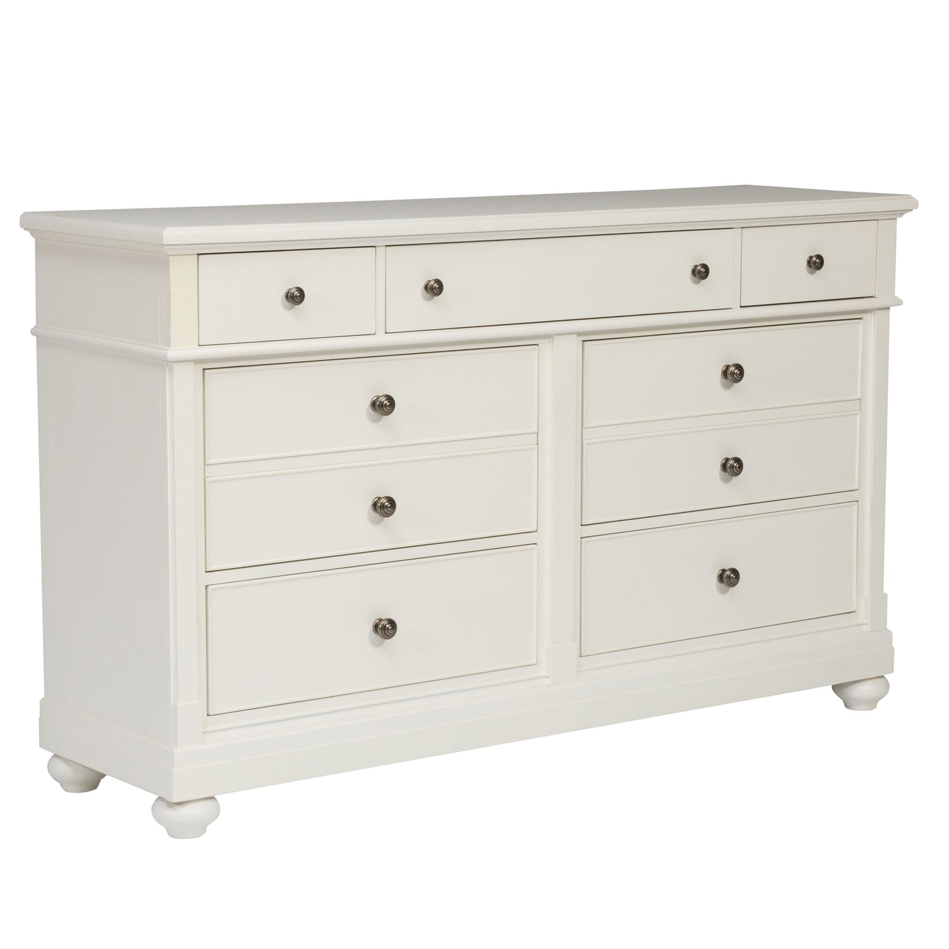 Harbor View - 7 Drawer Dresser - White - Hornell Furniture Outlet