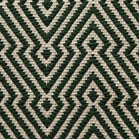 Abacy - Green / Ivory - Pouf - Hornell Furniture Outlet