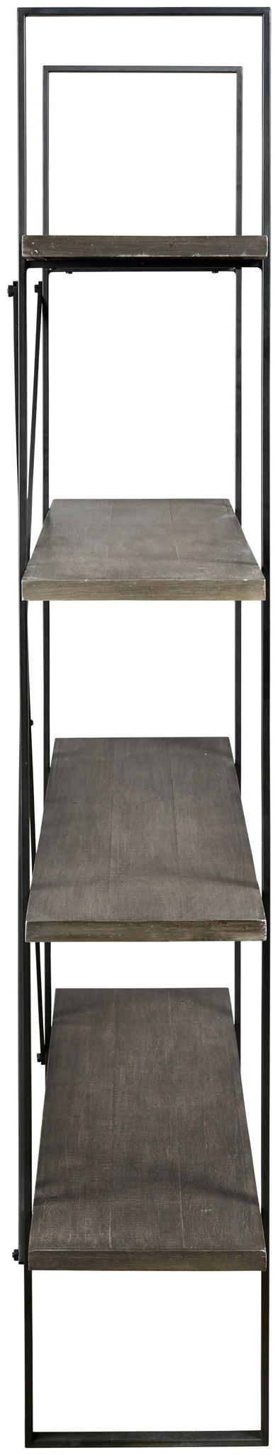 Gilesgrove - Black / Gray - Bookcase - Hornell Furniture Outlet