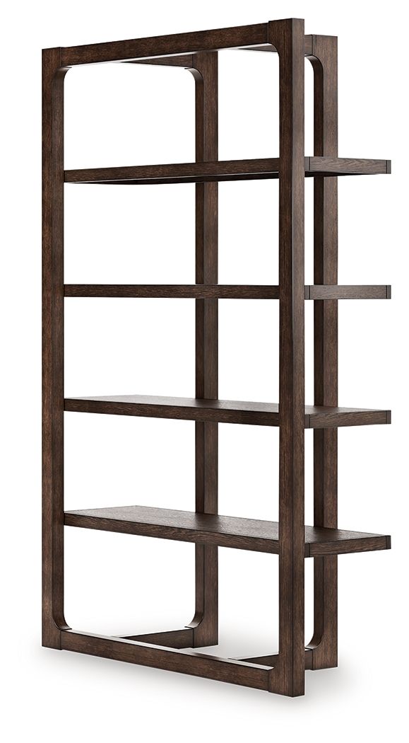 Breckington - Dark Brown - Bookcase - Hornell Furniture Outlet
