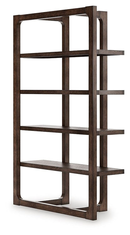 Breckington - Dark Brown - Bookcase - Hornell Furniture Outlet