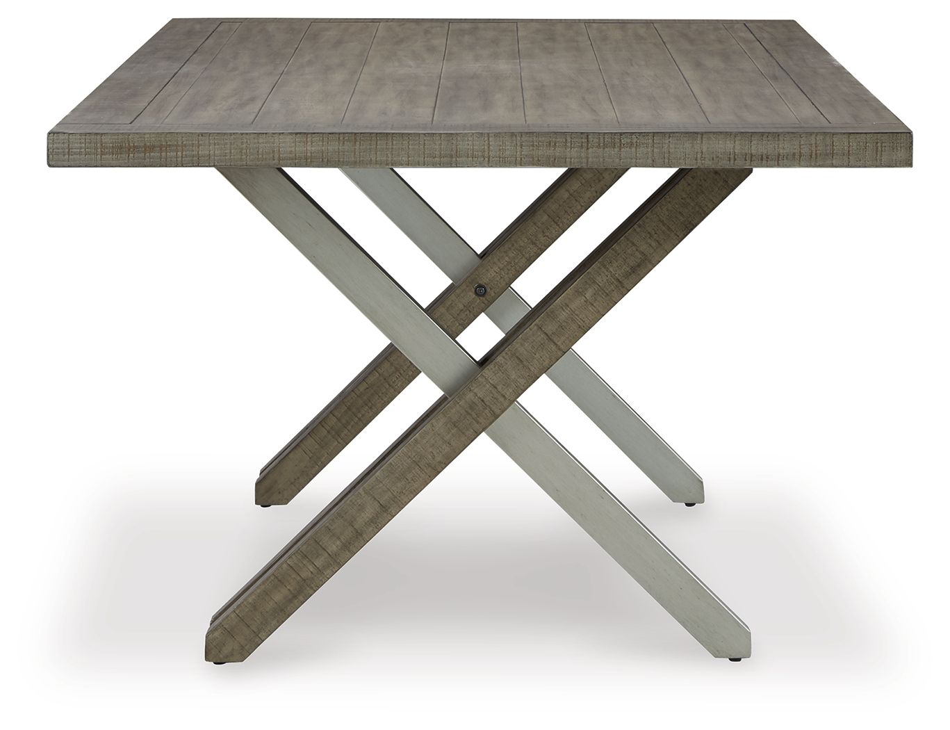 Krystanza - Weathered Gray - Rectangular Dining Room Table - Hornell Furniture Outlet