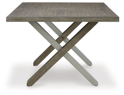 Krystanza - Weathered Gray - Rectangular Dining Room Table - Hornell Furniture Outlet