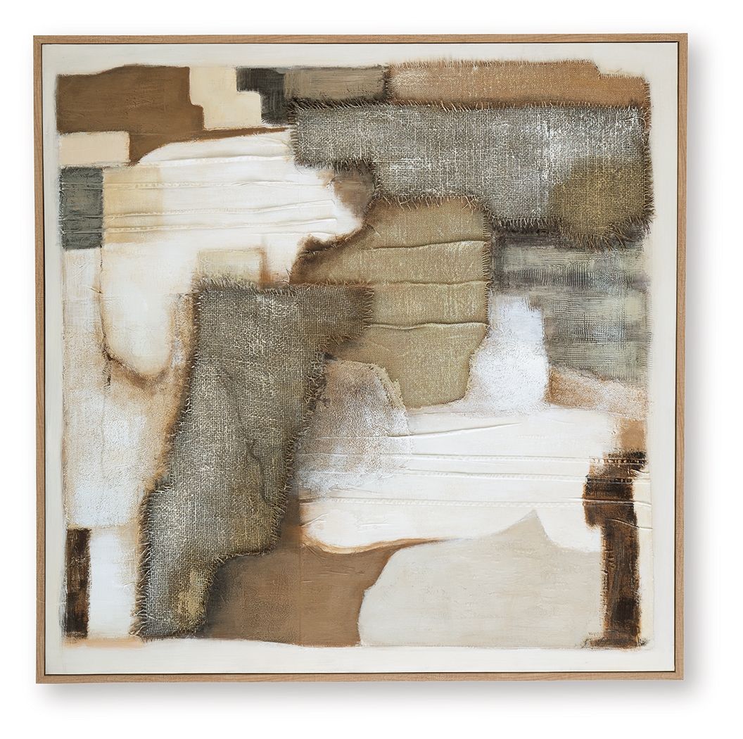 Wylander - Tan / Brown / Gray - Wall Art - Hornell Furniture Outlet