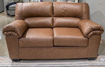 WillowBend - Caramel - Loveseat - Hornell Furniture Outlet