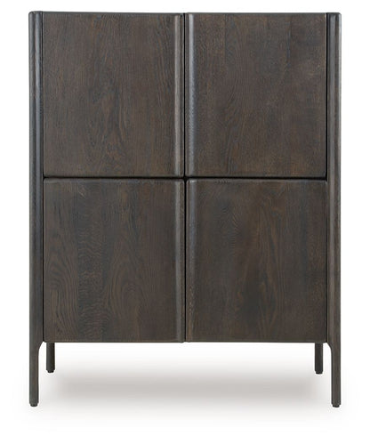 Orsonal - Espresso Brown - Accent Cabinet - Hornell Furniture Outlet