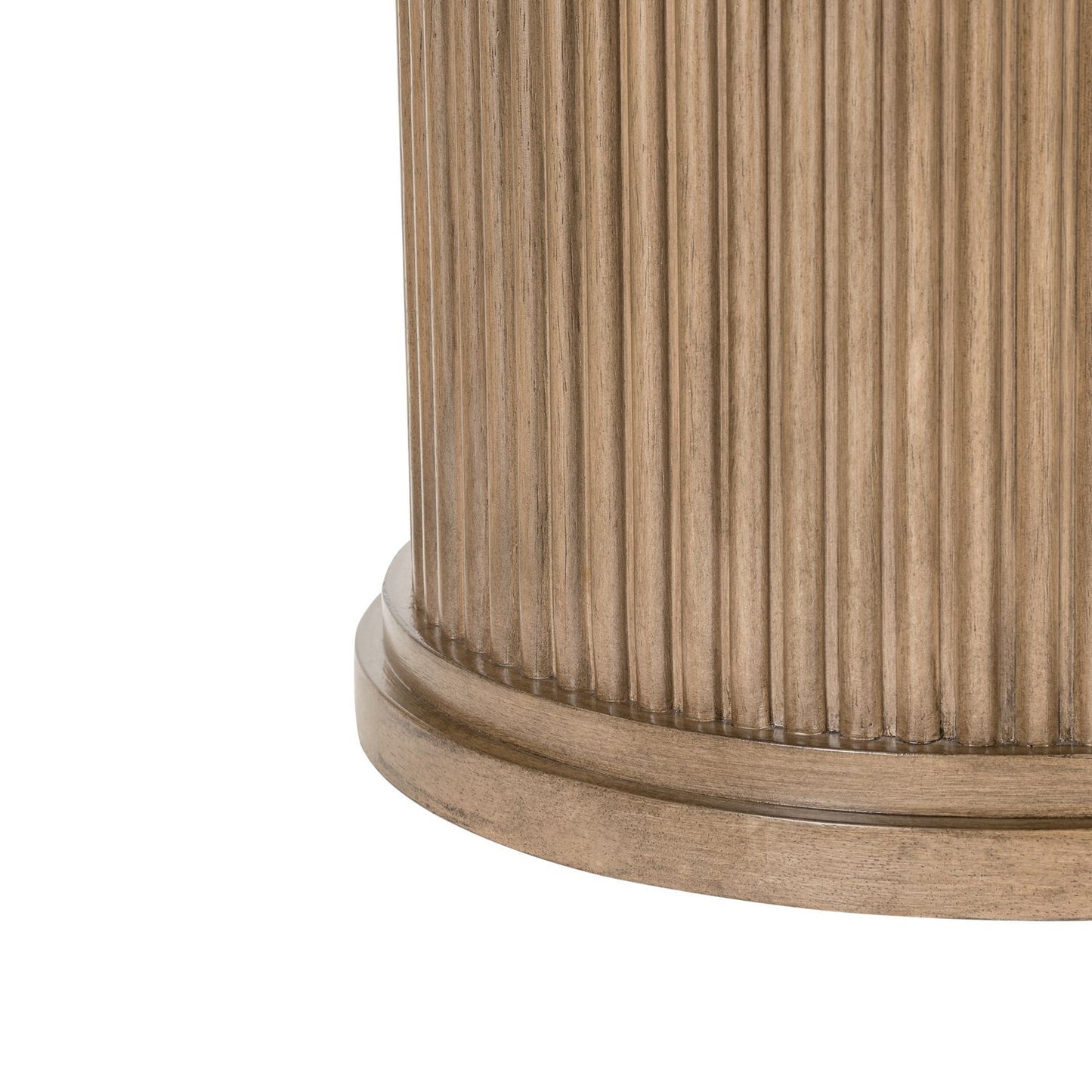 Haven Hills - Round Chairside Table - Camel Beige - Hornell Furniture Outlet