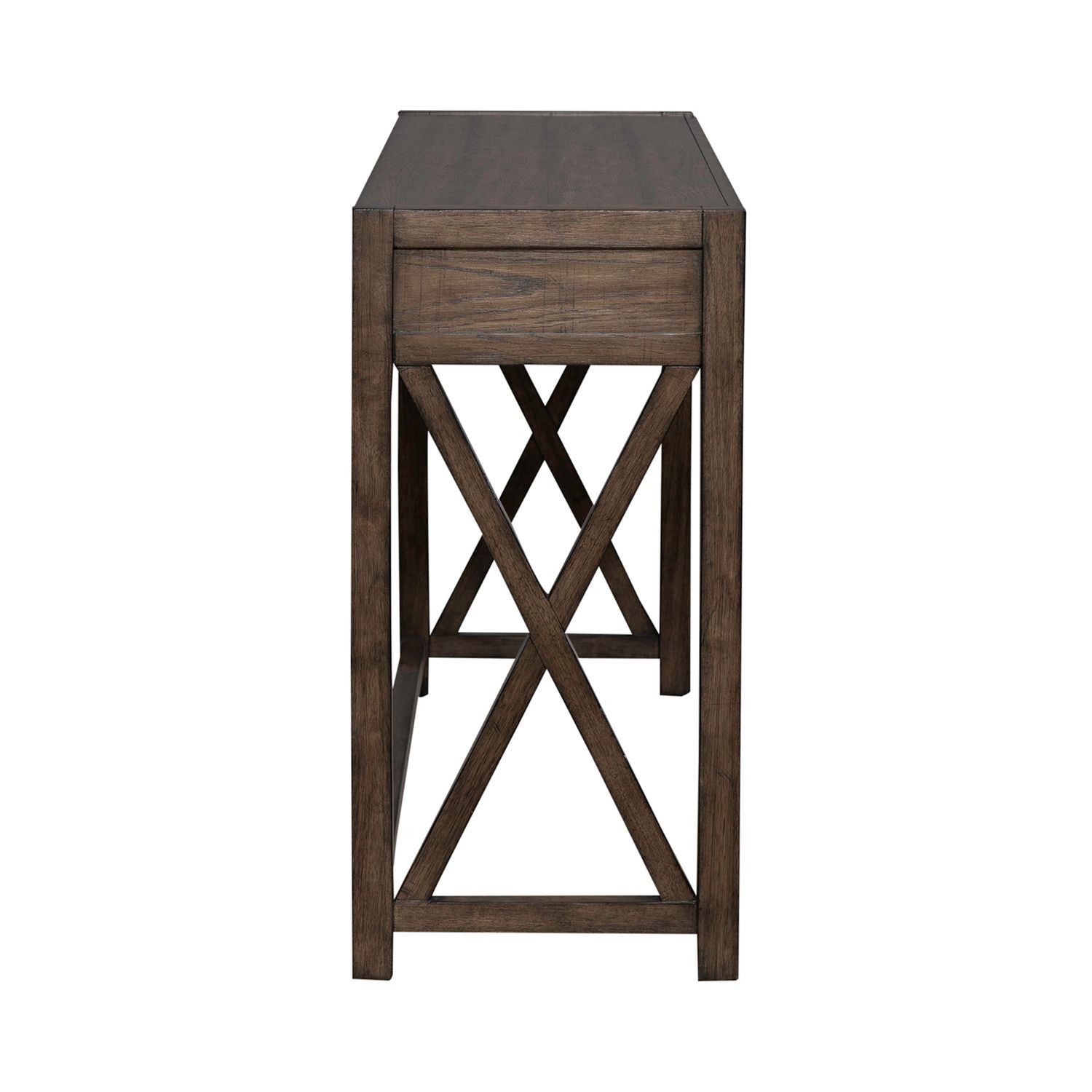 Lennox - Console Bar Table - Dark Brown - Hornell Furniture Outlet