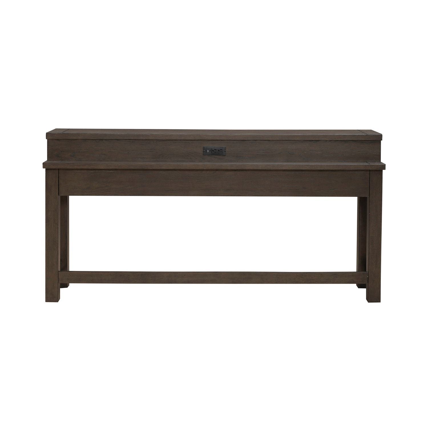 Cascade Falls - Console Bar Table - Satin Espresso - Hornell Furniture Outlet