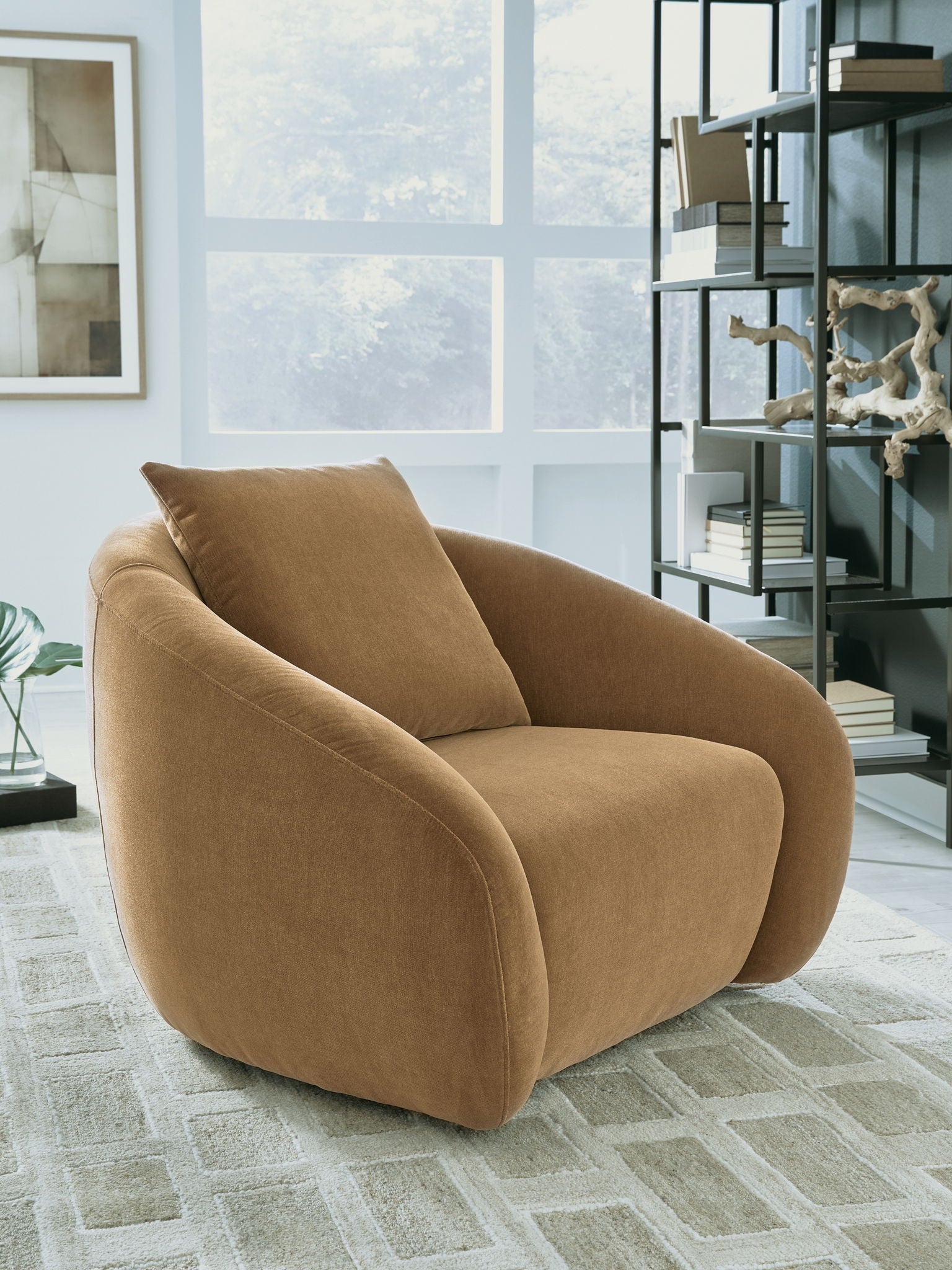 Yahya - Swivel Accent Chair - Hornell Furniture Outlet