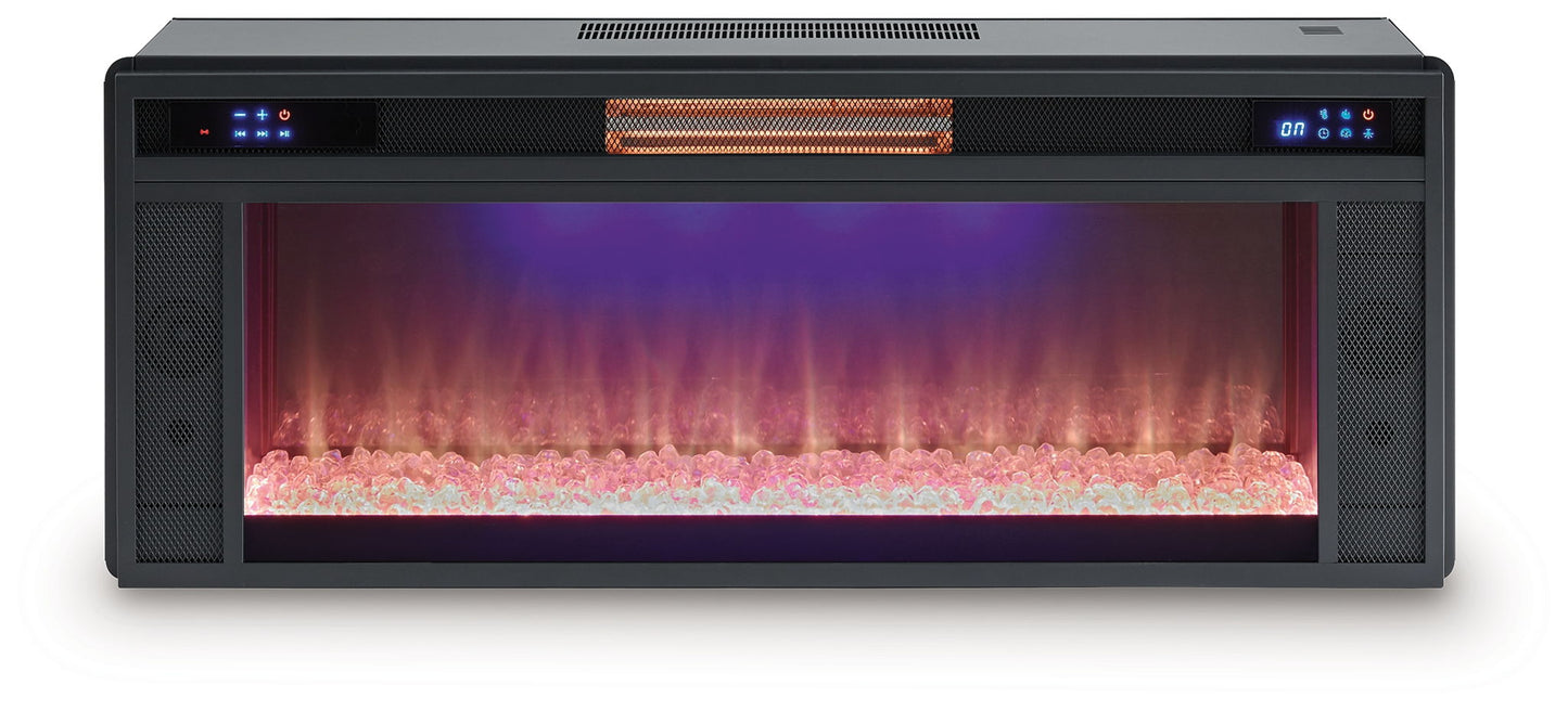Entertainment Accessories - Black - Fireplace Insert - Hornell Furniture Outlet