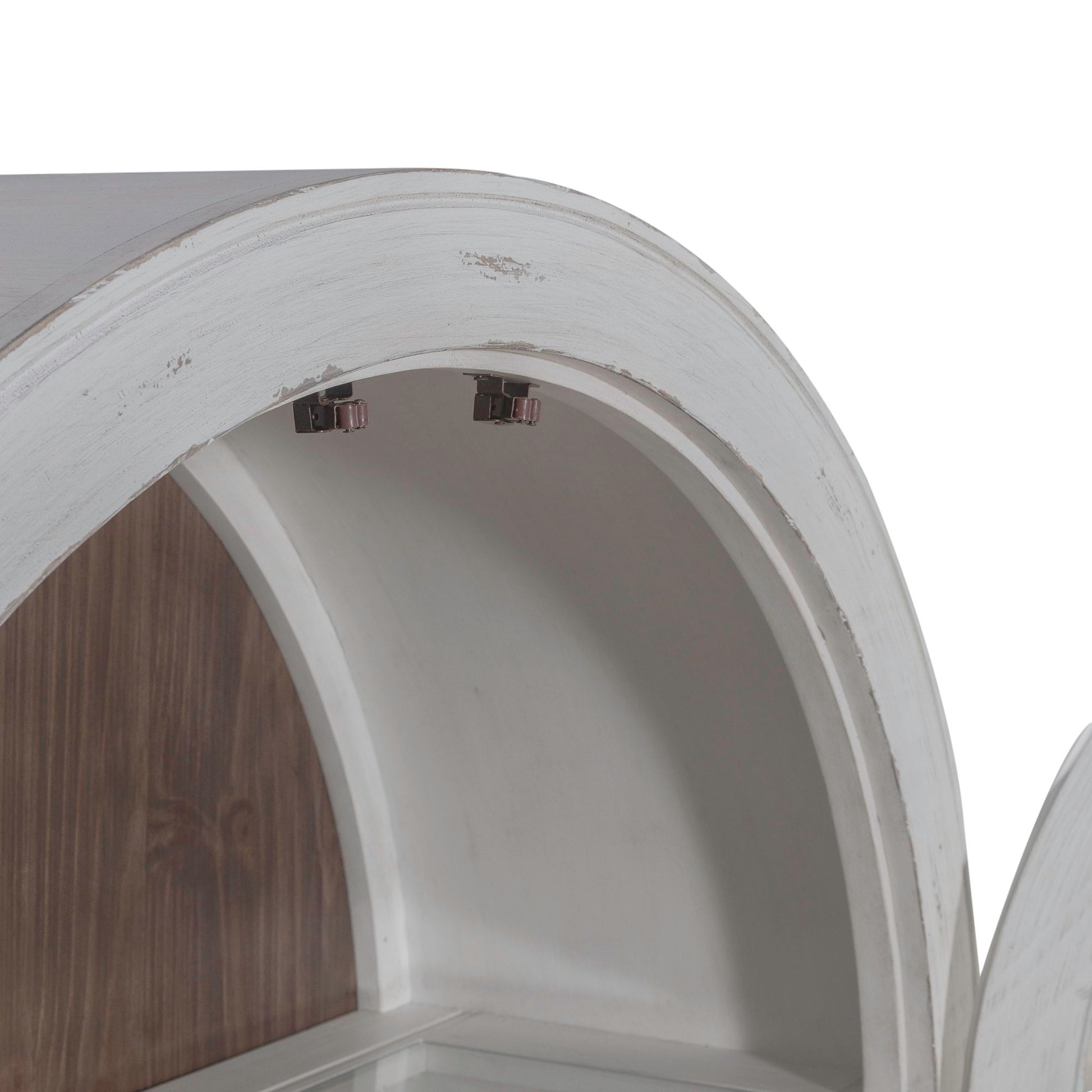 River Place - Curio Hutch - White - Hornell Furniture Outlet