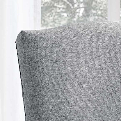 Grayson - Counter Chair With Nailhead (Set of 2) - Dark Gray - Hornell Furniture Outlet