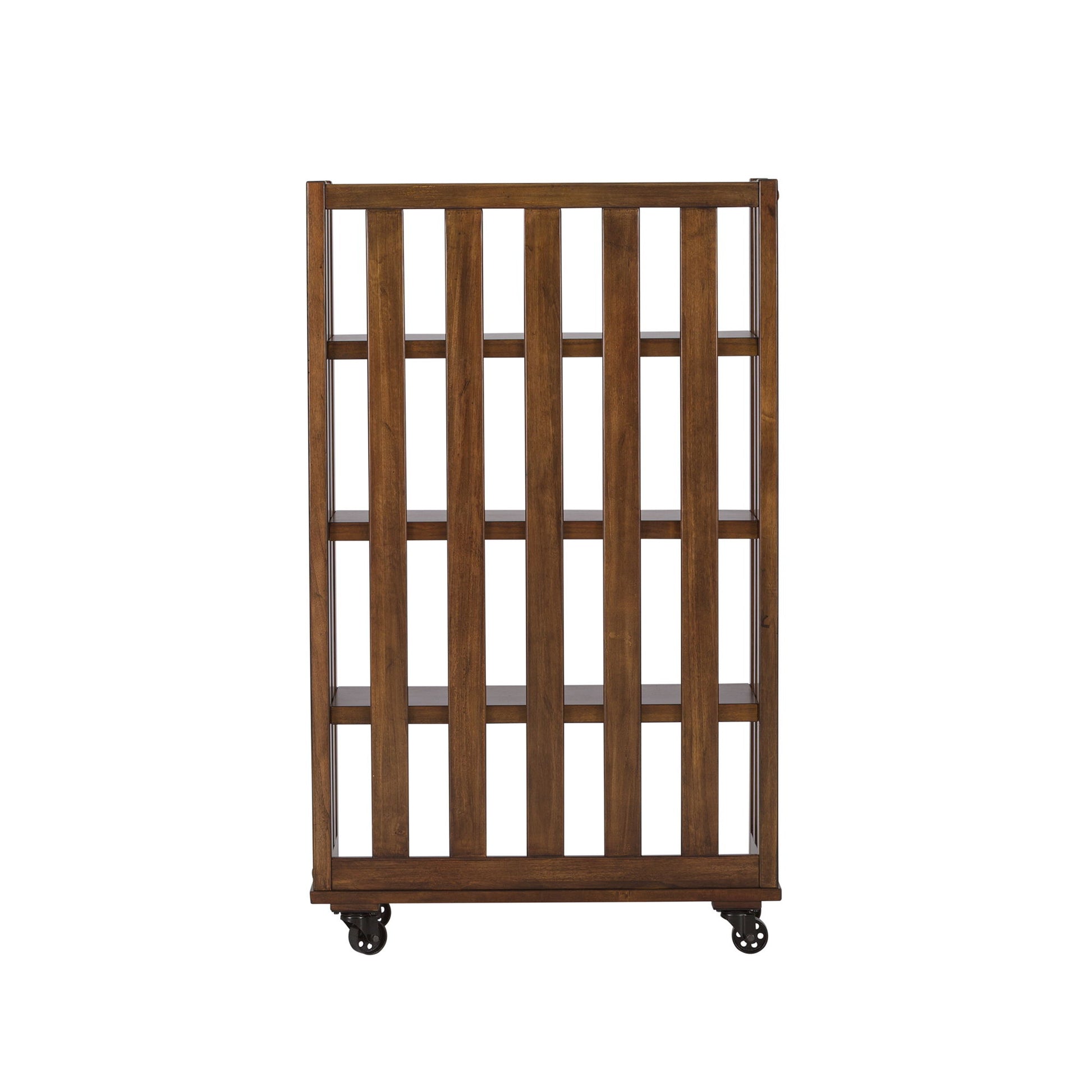 Arlington House - Open Bookcase - Dark Brown - Hornell Furniture Outlet
