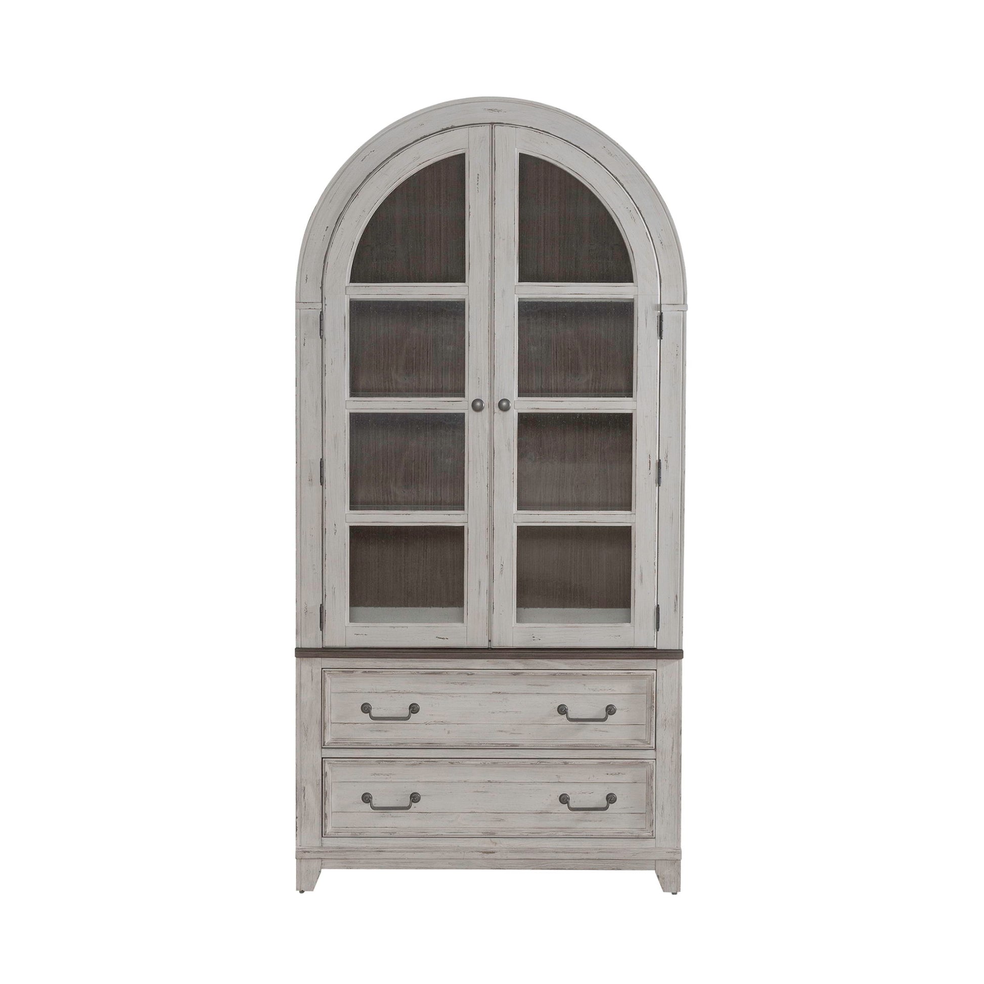 River Place - Curio Cabinet - White - Hornell Furniture Outlet