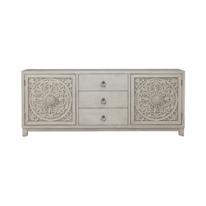 Sundance - 2 Door 3 Drawer Accent Cabinet - White - Hornell Furniture Outlet