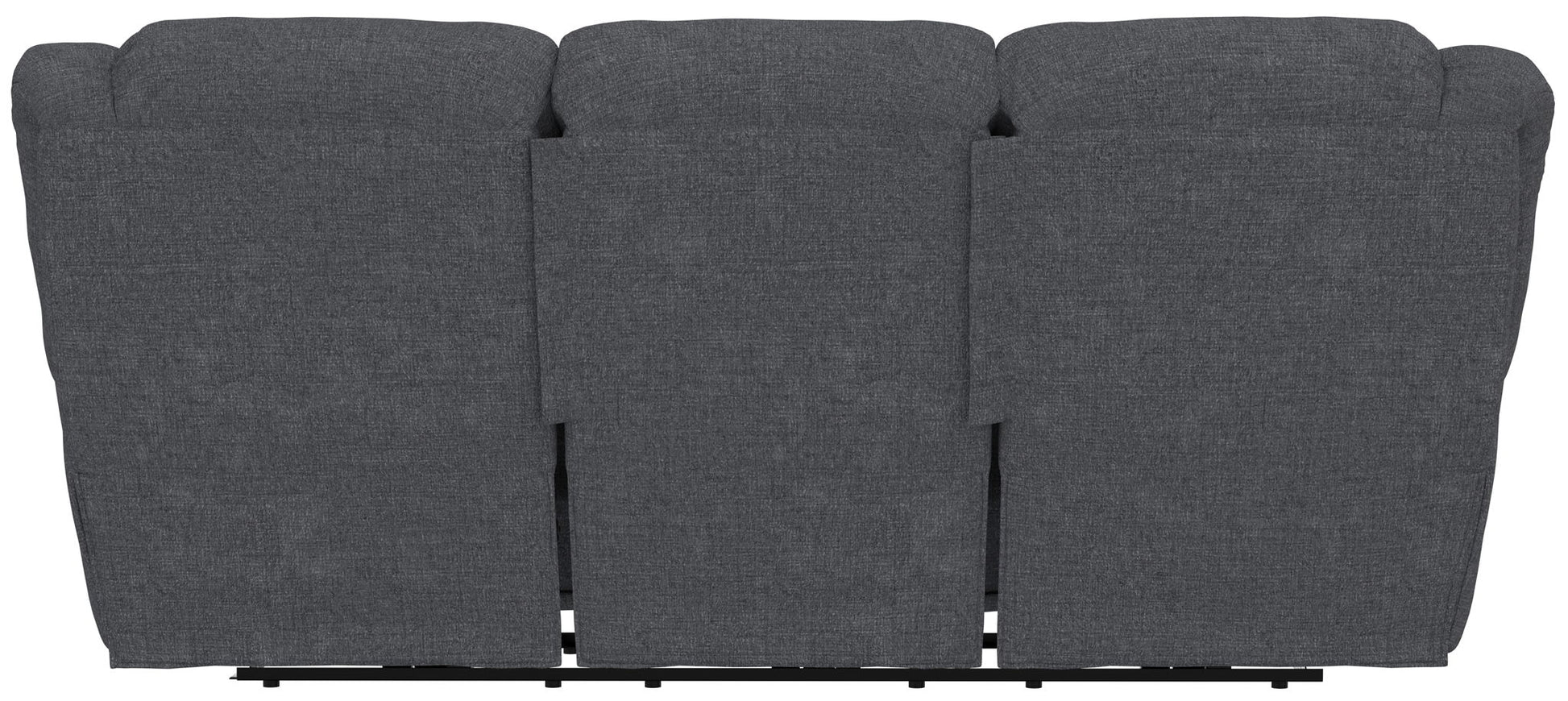 Trifecta - Sofa With 3 Recliners and Drop Down Table - Hornell Furniture Outlet