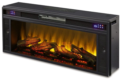 Entertainment Accessories - Black - Fireplace Insert - Rectangular - Hornell Furniture Outlet