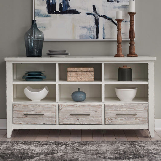 Backroads - Server - White - Hornell Furniture Outlet