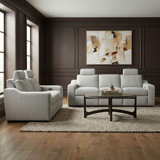 Archer - Sofa & Loveseat - Hampstead Dove - Hornell Furniture Outlet