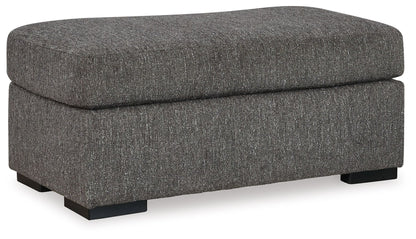 Gardiner - Pewter - Ottoman - Hornell Furniture Outlet