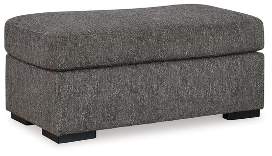 Gardiner - Pewter - Ottoman - Hornell Furniture Outlet
