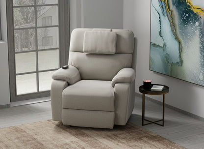 Dreamtime - Power Headrest Power Lay Flat Recliner With CR3 Heat/Massage/Zero Gravity - Hornell Furniture Outlet