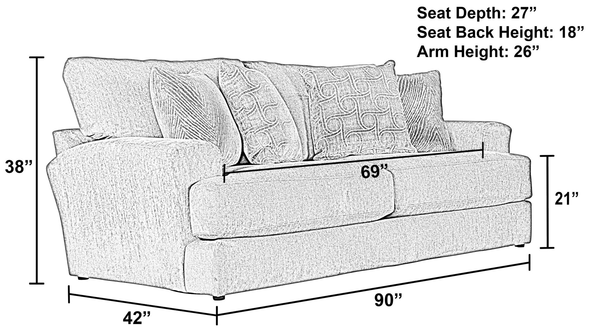 Lamar - Sofa - Hornell Furniture Outlet