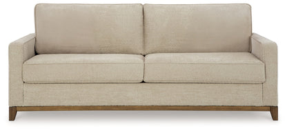 Arendale - Desert - Sofa With Dark Cushions - Hornell Furniture Outlet