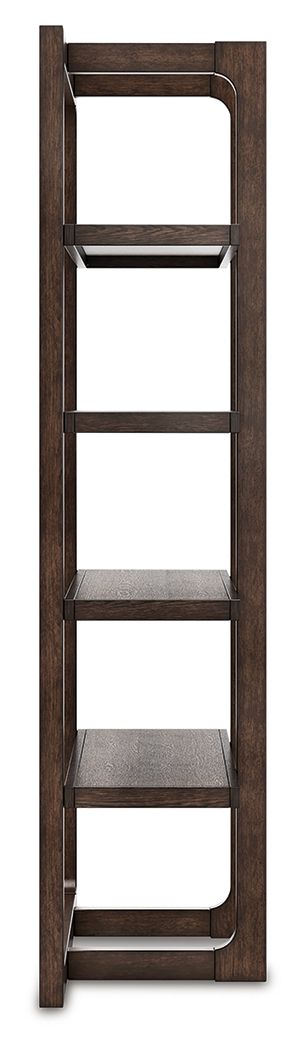Breckington - Dark Brown - Bookcase - Hornell Furniture Outlet