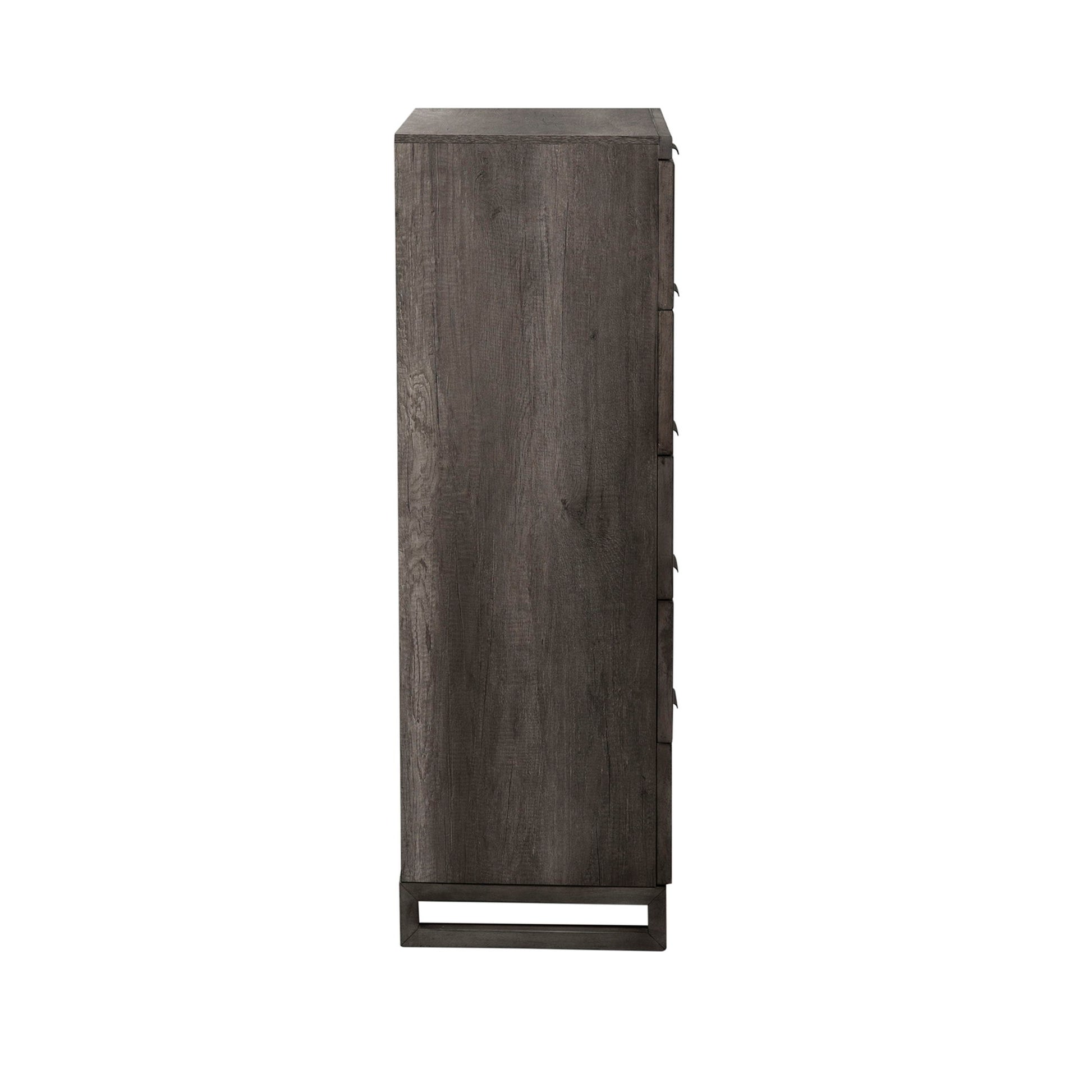Tanners Creek - 5 Drawer Chest - Dark Gray - Hornell Furniture Outlet