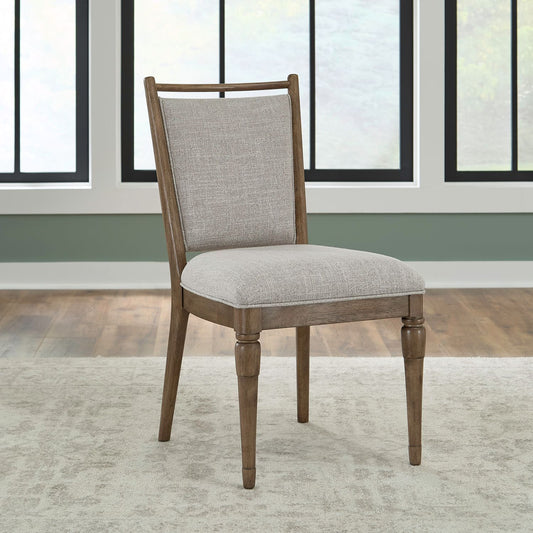 Hickory Grove - Upholstered Side Chair (RTA) - Heirloom Brown - Hornell Furniture Outlet