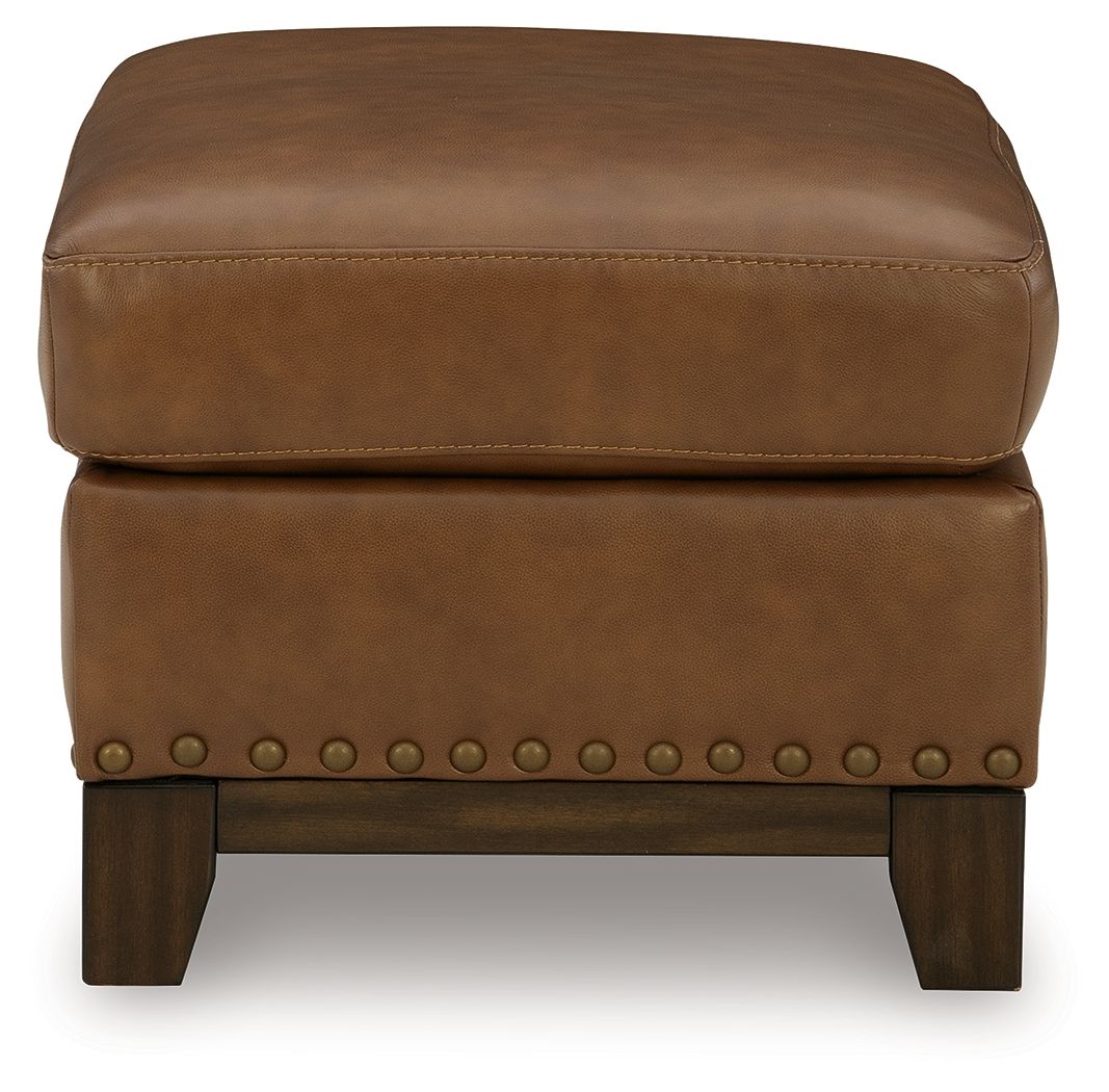 Saonara - Ottoman - Amber - Hornell Furniture Outlet