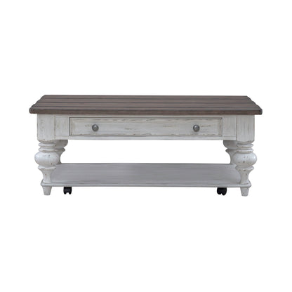 River Place - Cocktail Table - White - Hornell Furniture Outlet