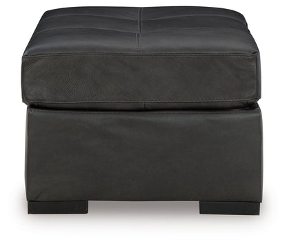 Brindley Pier - Fog - Oversized Accent Ottoman - Hornell Furniture Outlet