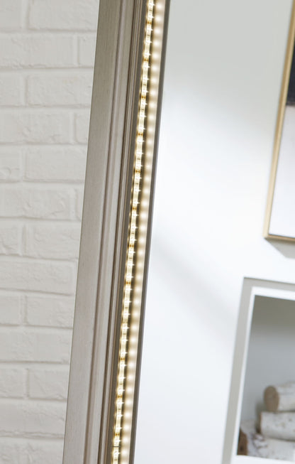 Evesen - Floor Standing Mirror/Storage - Hornell Furniture Outlet