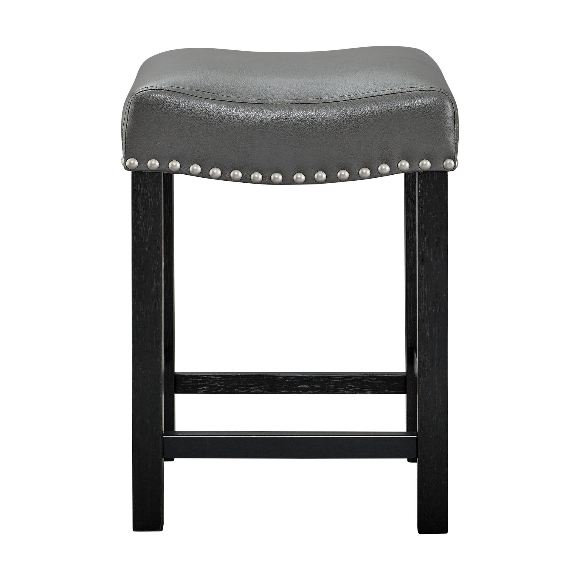 Aspen - Counter Stool (Set of 2) - Dark Gray - Hornell Furniture Outlet