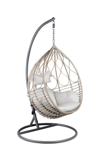 Lux - Basket Chair - White - Hornell Furniture Outlet